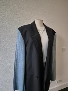 BLAZER S/M/L glitter denim