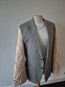 BLAZER S/M/L grey/orange