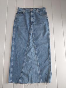 38 ZARA lange rok denim -JB