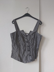40 ANNA zilveren top -PU