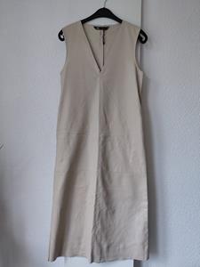 36 ZARA leer maxi dress -BA