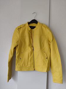 38 VERO MODA geel leer LH- gratis
