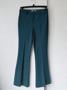 36 ONLY flared donkergroen -TS