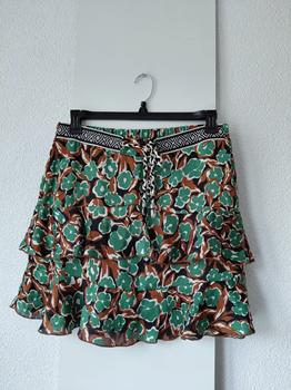 40 SHOEBY rokje groen/bruin -BOV