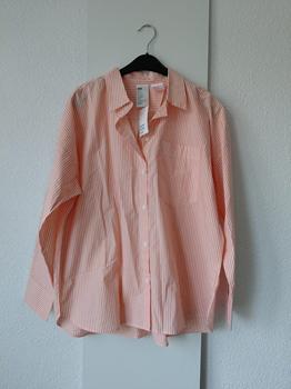 38 H&M gestreept oranje -NM