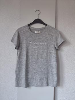 36 ABERCROMBIE & FITCH grijs -TS