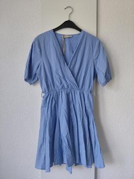 38 RINASCIMENTO blauw jurkje -KI