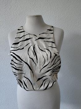 38 ZARA top creme -ZE