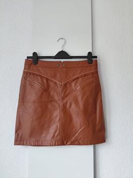 38 ESQUALO leren rokje -ZE