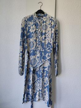 38 JUFFROUW JANSEN jurkje blauw -HO