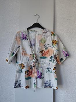 36 OBJECT strikjes holiday top -ANA