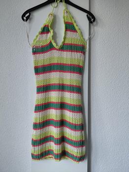 34 BERSHKA gehaakte jurk -HN