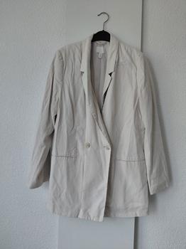 36 H&M beige blazer -HN