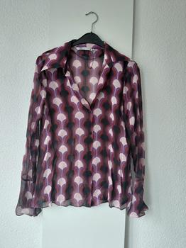 38 ZARA blouse purple -RR