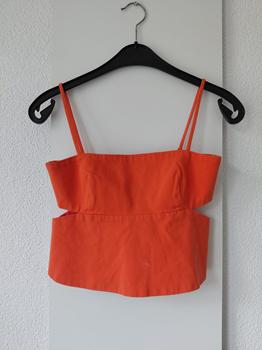 36 ZARA oranje top -HN