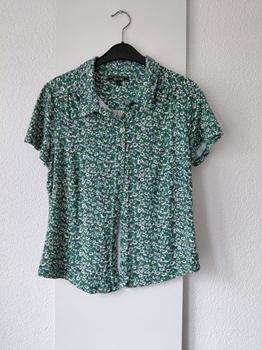 40 KING LOUIE groene blouse -AM