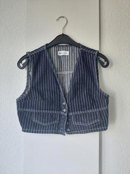 38 ZARA denim gilet -NB