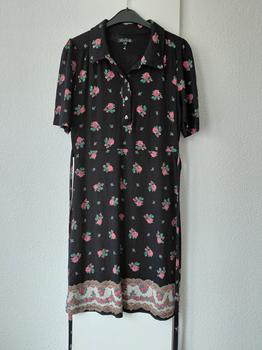 38 KING LOUIE jurkje black bloom -HN