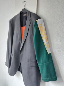 38/40 UPCYCLED blazer adidas mouw