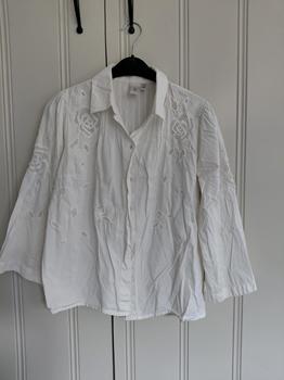 36 YAS creme blouse -SCH