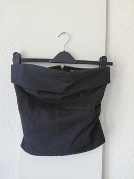 36 ZARA strapless black -HB