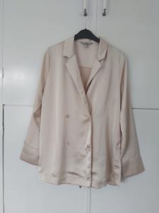 38 H&M blazer gold -RR