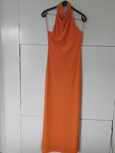 38 MANGO orange dress -HS