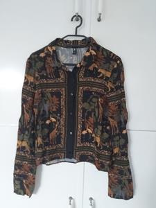 40 ZARA blouse jungle -RR