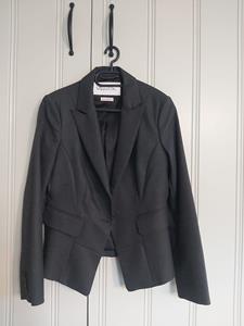 38 VANILIA grijze blazer -HN