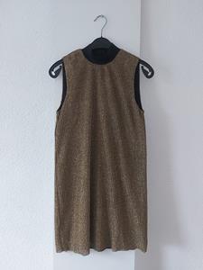 36 ZARA gold dress -AM