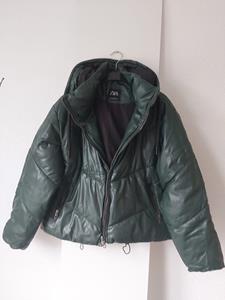 36 ZARA groene jas -HS