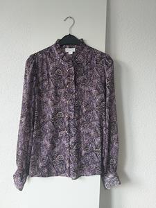 38 COTTON CLUB lila blouse -HN