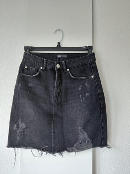 38 ZARA denim skirt -HN