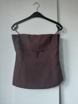 38/40 ZARA strapless bruin -SA