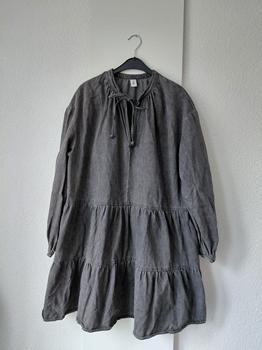 38 H&M denim grey dress -BU