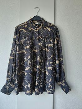 40 YAYA grijze blouse -KR