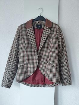 38 H&M geruite blazer -HN